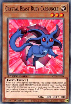 Crystal Beast Ruby Carbuncle [SGX1-ENF04] Common 
