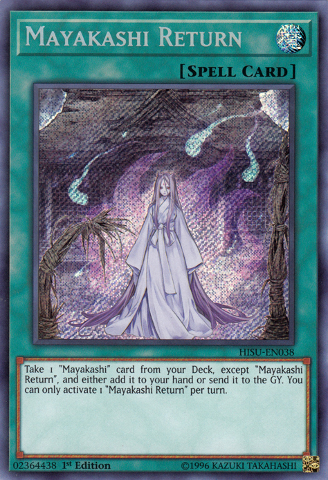 Mayakashi Return [HISU-EN038] Secret Rare 