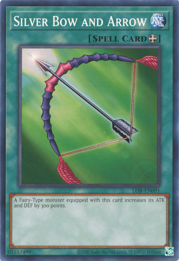 Silver Bow and Arrow (25th Anniversary) [LOB-EN091] Common 
