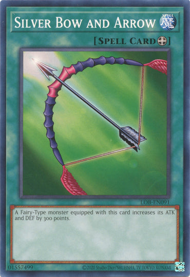 Silver Bow and Arrow (25th Anniversary) [LOB-EN091] Common 