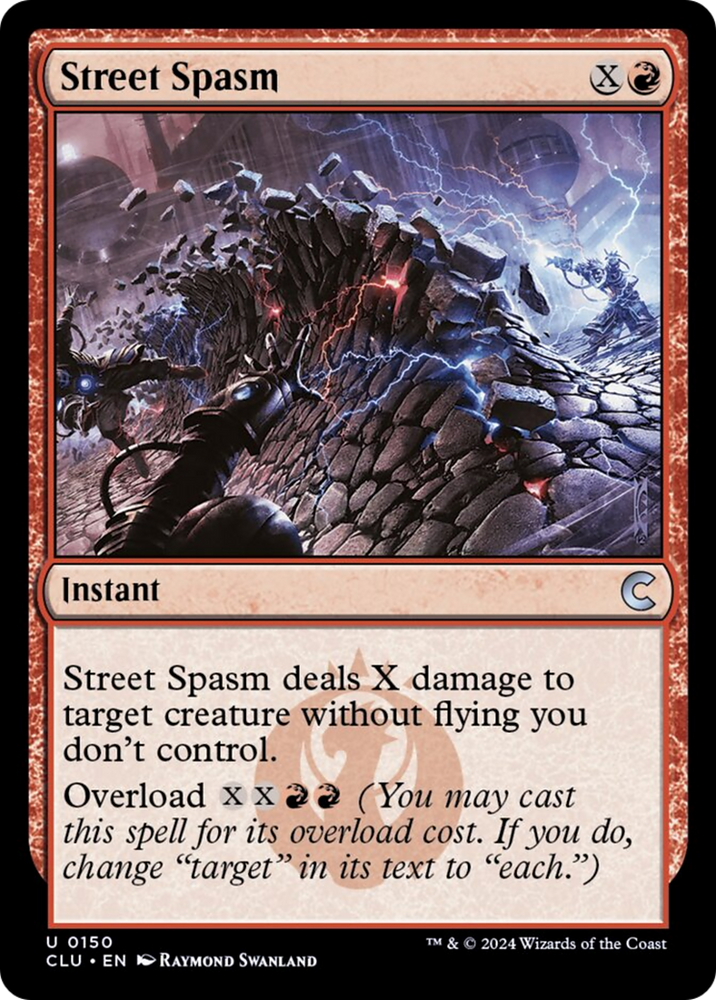 Street Spasm [Ravnica: Clue Edition] 