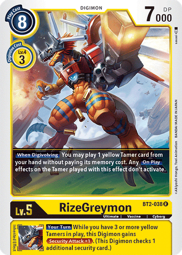 RizeGreymon [BT2-038] [Release Special Booster Ver.1.5] 