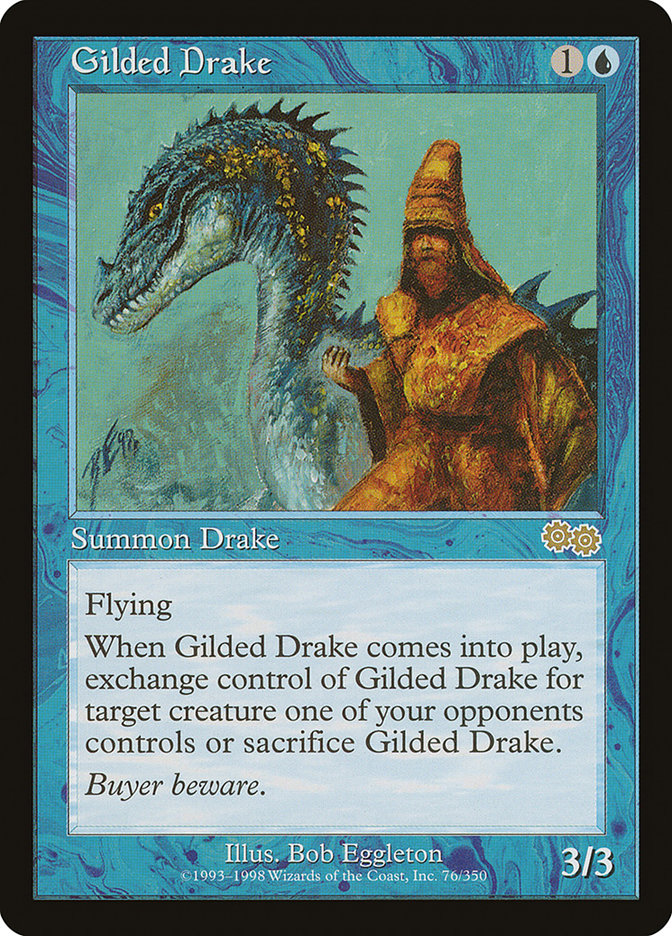 Gilded Drake [Urza's Saga] 