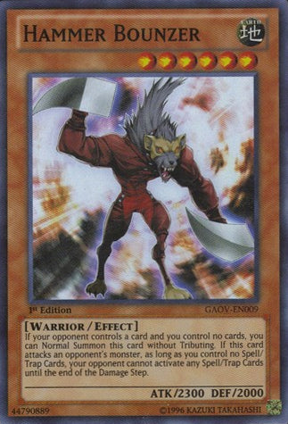 Hammer Bounzer [GAOV-EN009] Super Rare 