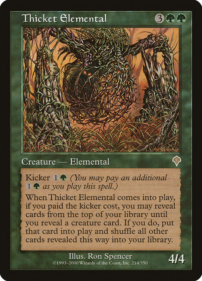 Thicket Elemental [Invasion] 