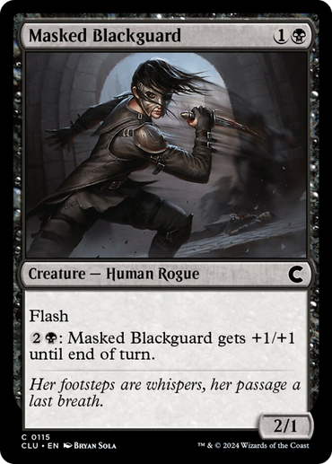 Masked Blackguard [Ravnica: Clue Edition] 