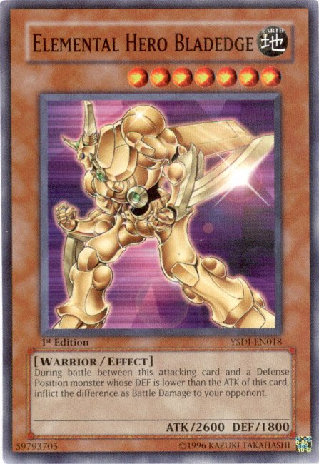 Elemental HERO Bladedge [YSDJ-EN018] Common 