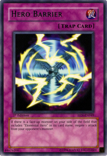 Hero Barrier [EEN-EN049] Rare 