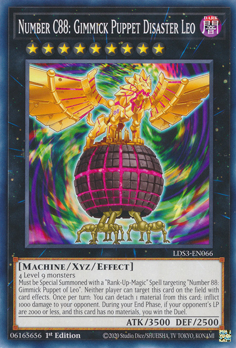 Number C88: Gimmick Puppet Disaster Leo [LDS3-EN066] Common 