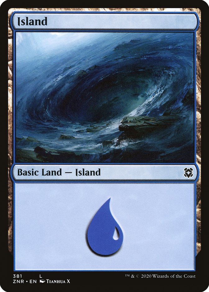 Island (381) [Zendikar Rising] 