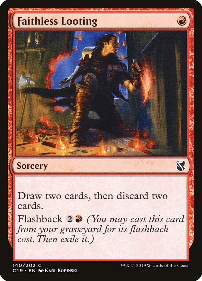 Faithless Looting [Commander 2019]