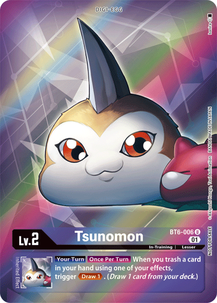 Tsunomon [BT6-006] (Alternative Art - Box Topper) [Double Diamond] 