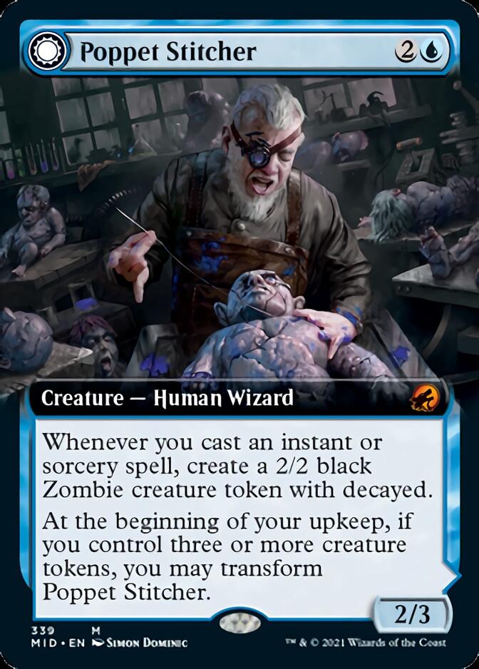 Poppet Stitcher // Poppet Factory (Extended Art) [Innistrad: Midnight Hunt] 