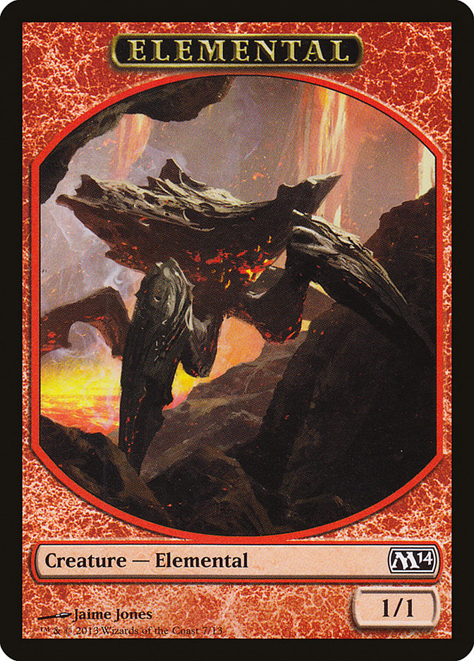 Elemental Token (7/13) [Magic 2014 Tokens] 