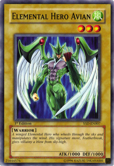 Elemental Hero Avian [YSD-EN007] Common 