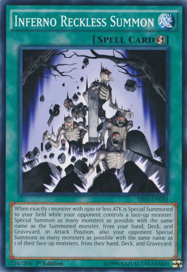 Inferno Reckless Summon [SR03-EN030] Common 