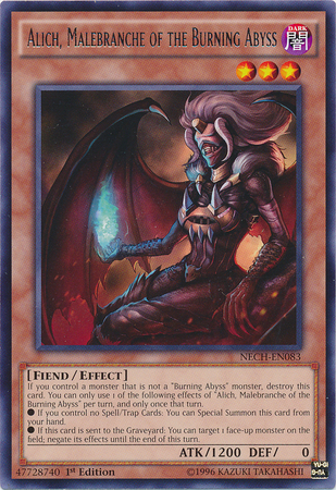 Alich, Malebranche of the Burning Abyss [NECH-EN083] Rare 