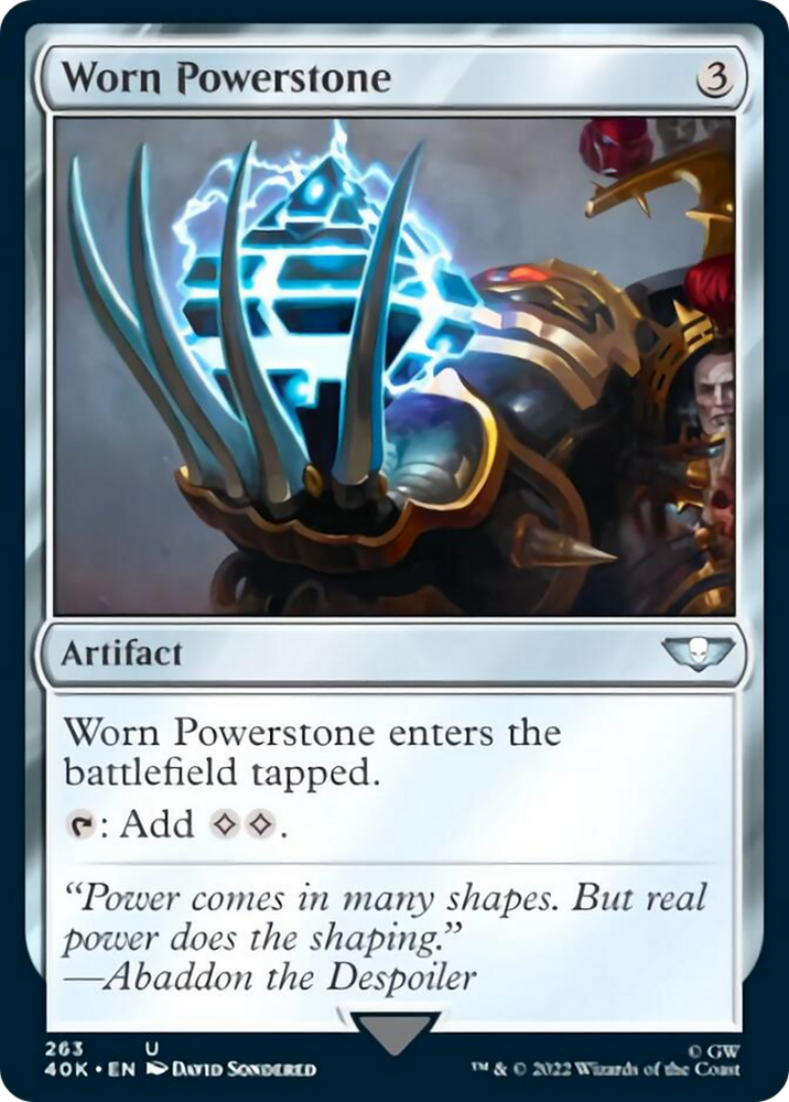 Worn Powerstone (Surge Foil) [Warhammer 40,000] 