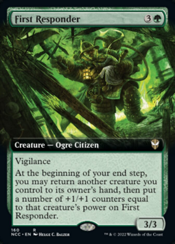 First Responder (Extended Art) [Streets of New Capenna Commander] 