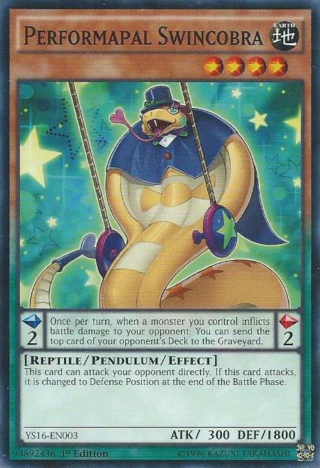 Performapal Swincobra [YS16-EN003] Common 