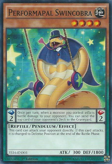 Performapal Swincobra [YS16-EN003] Common 
