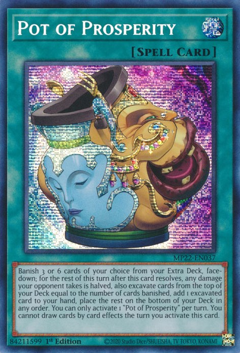 Pot of Prosperity [MP22-EN037] Prismatic Secret Rare 
