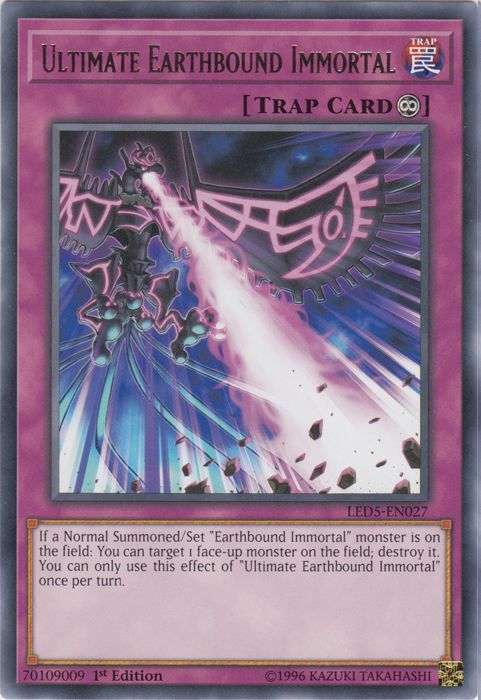 Ultimate Earthbound Immortal [LED5-EN027] Rare 