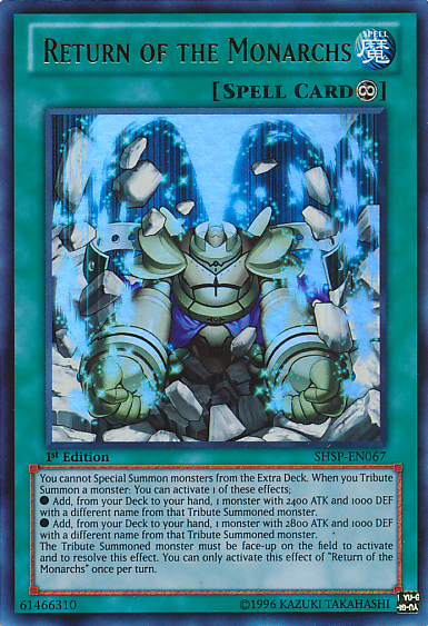 Return of the Monarchs [SHSP-EN067] Ultra Rare 