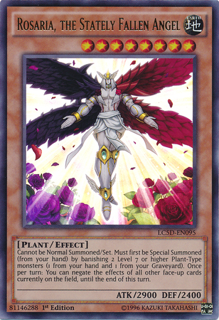 Rosaria, the Stately Fallen Angel [LC5D-EN095] Ultra Rare 