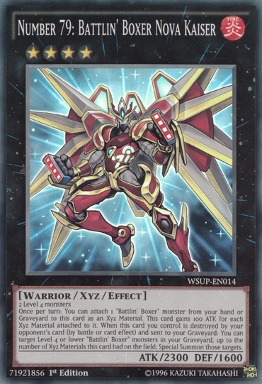 Number 79: Battlin' Boxer Nova Kaiser [WSUP-EN014] Super Rare 