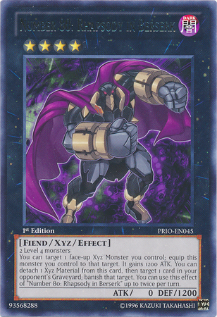 Number 80: Rhapsody in Berserk [PRIO-EN045] Rare 