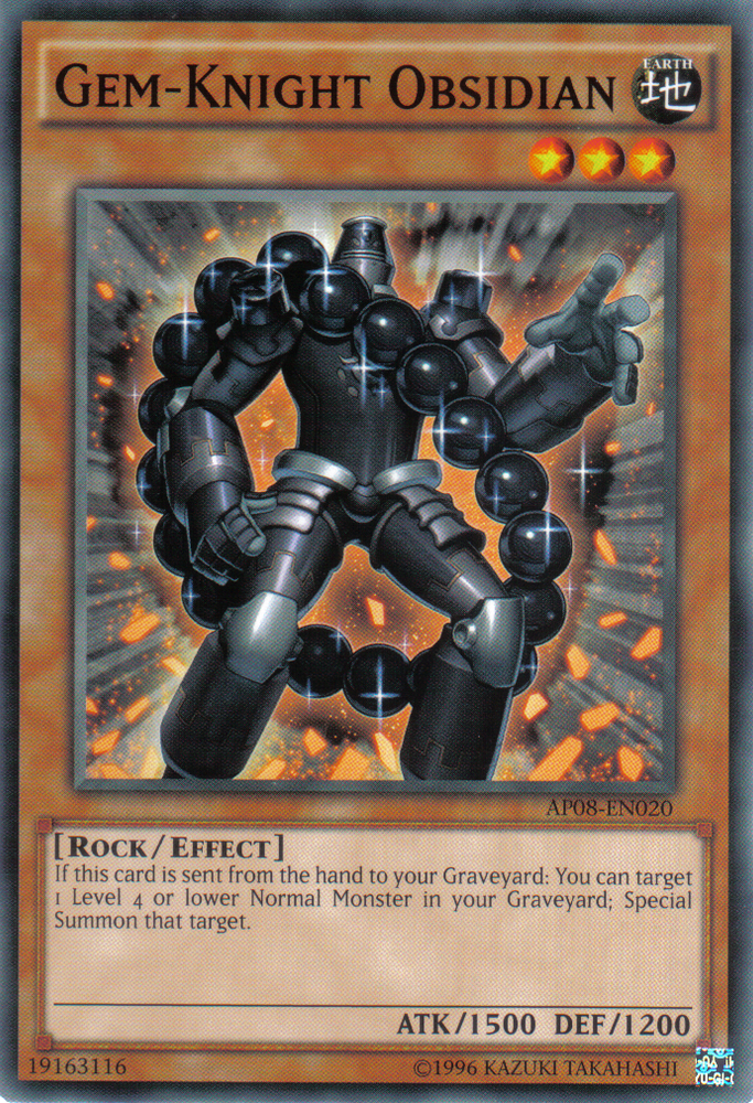 Gem-Knight Obsidian [AP08-EN020] Common 