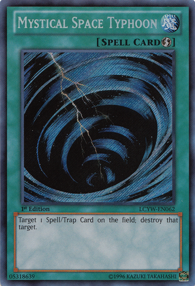 Mystical Space Typhoon [LCYW-EN062] Secret Rare 