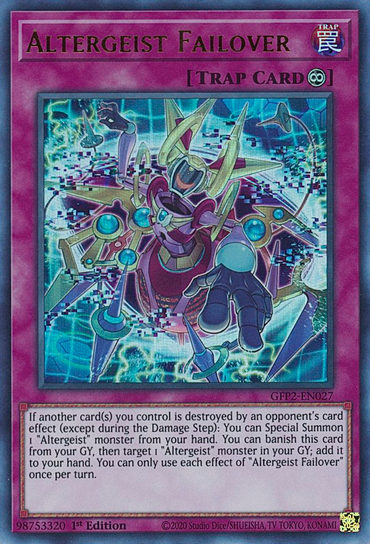 Altergeist Failover [GFP2-EN027] Ultra Rare 