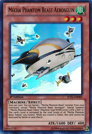 Phantom Beast Aerosguin Mecha [JOTL-EN082] Ultra Rare 