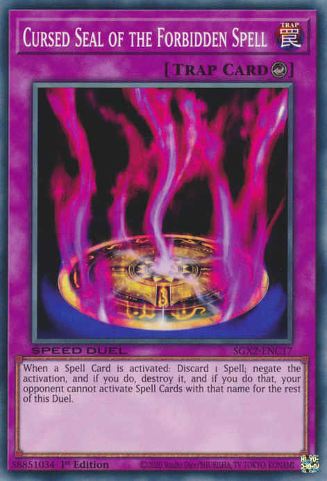 Cursed Seal of the Forbidden Spell [SGX2-ENC17] Common 