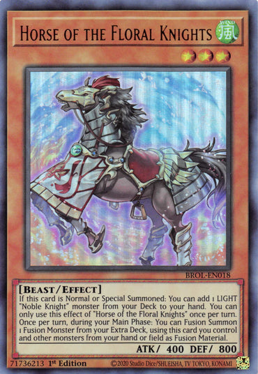 Horse of the Floral Knights [BROL-EN018] Ultra Rare 