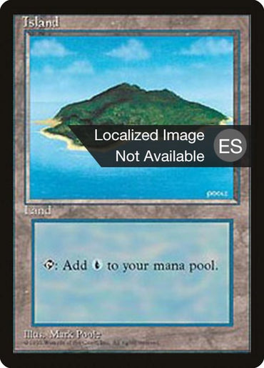 Island (B) [Fourth Edition (Foreign Black Border)]