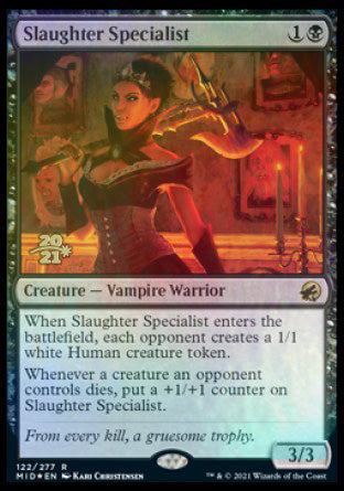 Slaughter Specialist [Innistrad: Midnight Hunt Prerelease Promos] 