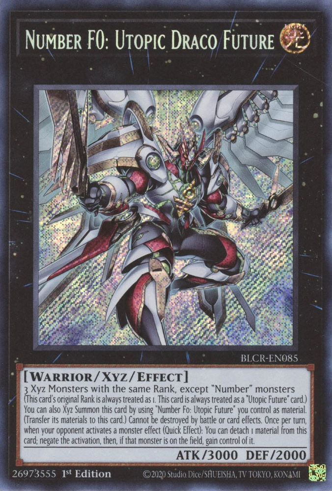 Number F0: Utopic Draco Future [BLCR-EN085] Secret Rare 