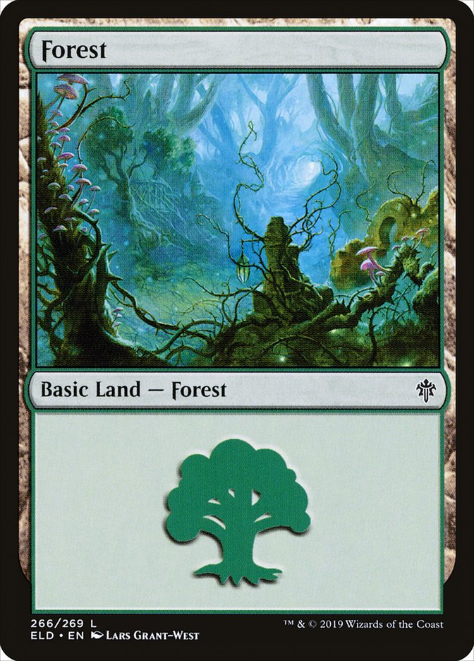 Forest (266) [Throne of Eldraine] 