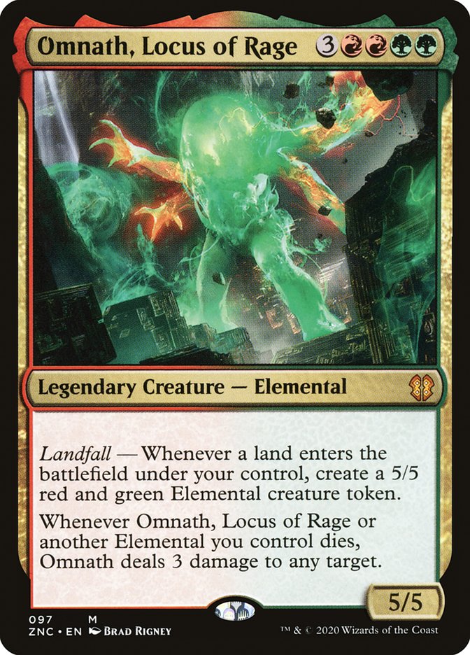 Omnath, Locus of Rage [Zendikar Rising Commander] 