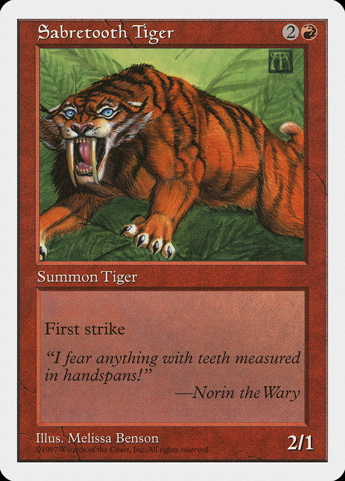 Sabretooth Tiger [Fifth Edition] 