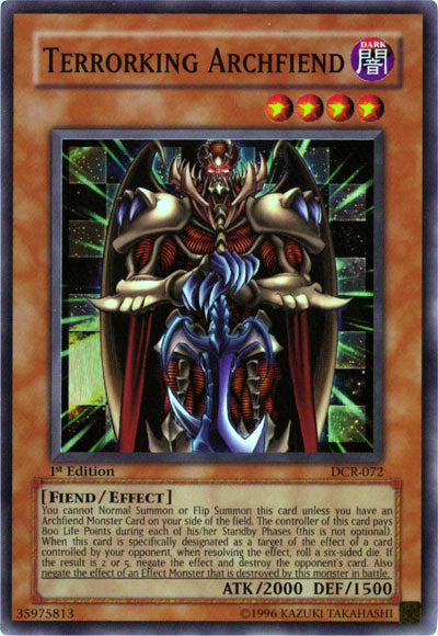 Terrorking Archfiend [DCR-072] Super Rare 