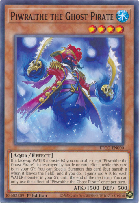 Piwraithe the Ghost Pirate [ETCO-EN000] Common 