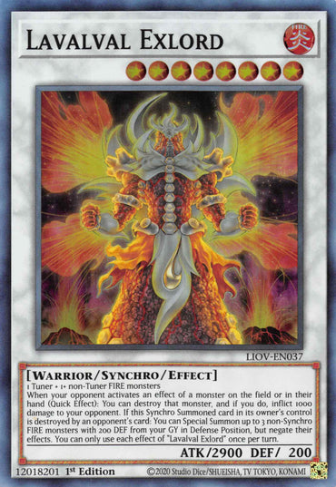 Lavalval Exlord [LIOV-EN037] Super Rare 