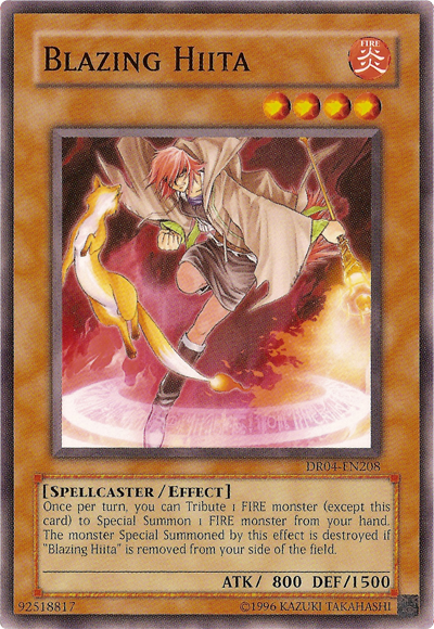 Blazing Hiita [DR04-EN208] Common 