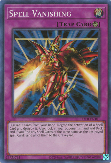 Spell Vanishing (25th Anniversary) [DCR-EN101] Super Rare 