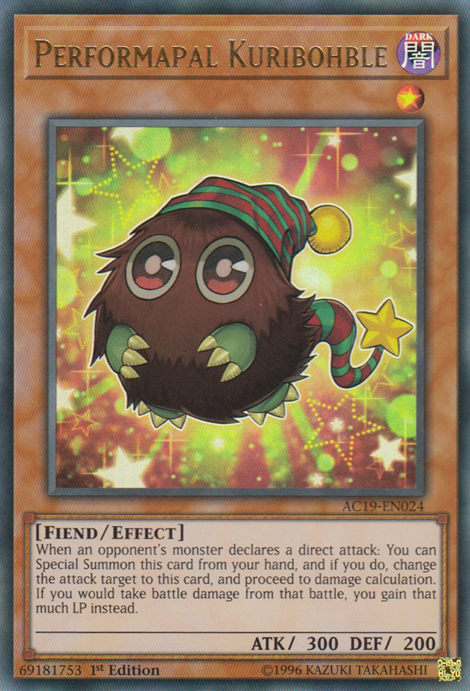 Performapal Kuribohble [AC19-EN024] Ultra Rare 