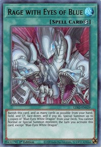 Rage with Eyes of Blue (Green) [LDS2-EN029] Ultra Rare 